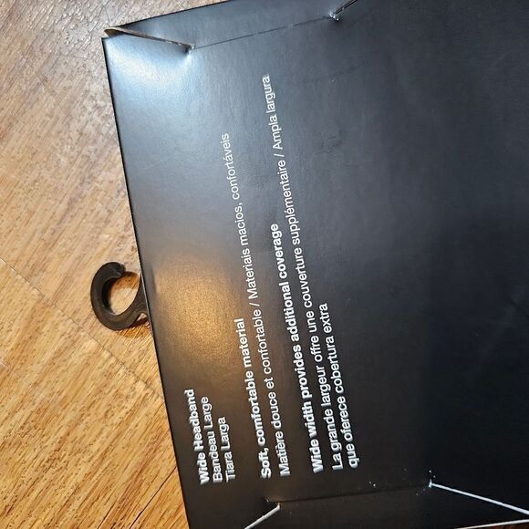 Nike Dri-Fit Wide Headband AOP Logos Off-White Black Pink Gold Unisex Elastic LE - Picture 2 of 7